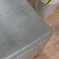 Glouster Storage Ottoman V2 Dark Grey Pu