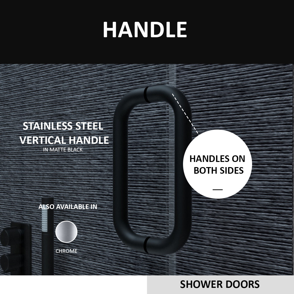 58 60" W X 60" H Frameless Sliding Bathtub Door, Tub Shower Door, Bathtub Glass Door, Bathtub Shower Door, 1 4" 6Mm Certified Clear Tempered Glass, Matte Black Matte Black Stainless Steel