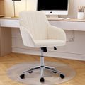 Ty Office Chair Beige Velvet