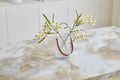 Luxurious Faux Marble Mdf Dinning Table For 6 Or 8, Rectangular 70.9
