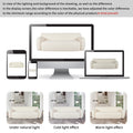 81.5'' Minimalist Curved Upholstered Sofa, 3 Seat Modular Casual Sofa For Living Room, Bedroom, And Apartments Beige Polyester 3 Seat