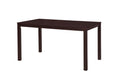 7Pc Dining Set Brown Finish Dining Table And 6 Chairs, Mdf And Solid Wood, Dining Kitchen Set Furniture Brown Seats 6 Dining Room 4 Leg Rectangular Dining Table With Chair Mdf