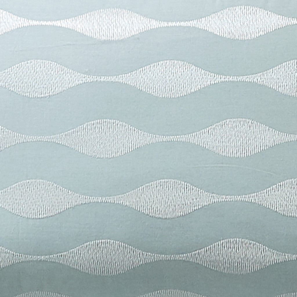 Oblong Pillow Blue 12X20" Blue Cotton