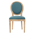 Dining Chair Teal Fabric