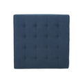 Isabella Ottoman Navy Blue Fabric