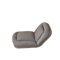 Triple Fold Down Sofa Bed,Gy Grey Metal Cotton Metal