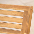 Hermosa Kd Wood Dining Chair Set Of 2 Teak Acacia Wood