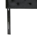 Queen&Full Sized Headboard Queen Black Velvet