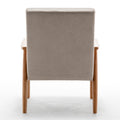 25.38'' Wide Classic Mid Century Modern Arm Chair, Light Camel Light Camel Microfiber