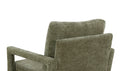 Mid Century Armchairaccent Chair With Chenille Armrest & Soft Cushion For Living Room, Bedroom, Home Office, Study, Forest Green Green Foam Wood Fabric