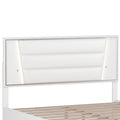 3 Pieces Bedroom Sets Queen Size Upholstered Bed With Led Lights, Nightstands And Dresser With Metal Handles And Sparkling Shiny Decoration, White Expected Arrival Time:8.5 Queen White 3 Piece Set Mdf Metal