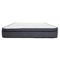 14 In. Hybrid Plush Foam Mattress Full, Soft Polyester Knit Cover, Multi Layer Foam Mattress Grey White Bedroom Contemporary Foam Polyester Full