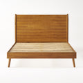 Cohron Solid Wood Platform Bed Cal King Bed California King Natural Acacia Wood