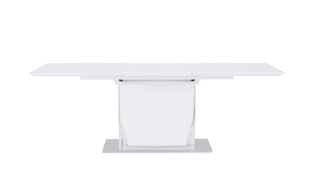 Audi Dining Table White Mdf