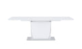 Audi Dining Table White Mdf