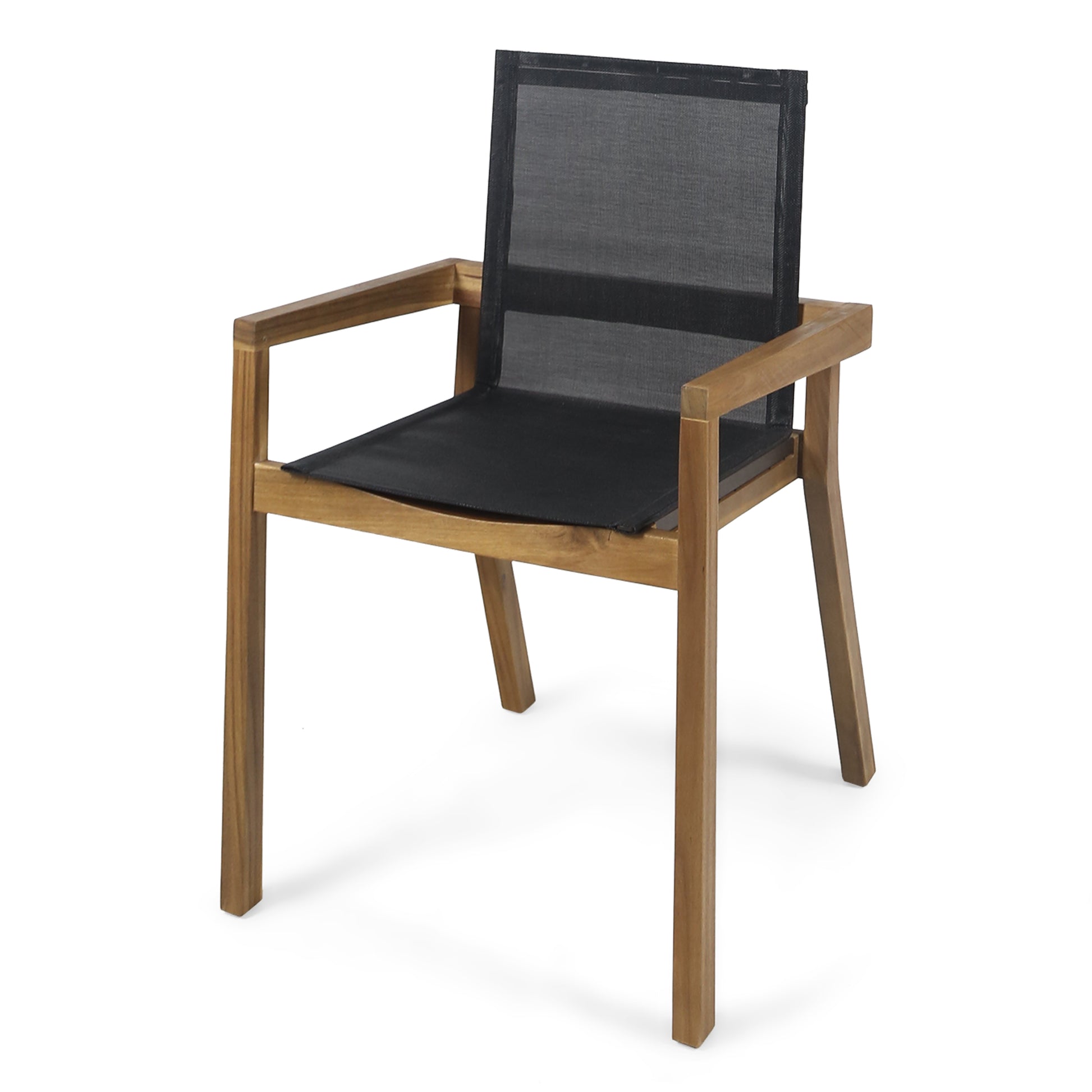 Belfast Dining Chair,Set Of 2 Teak Wood