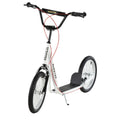 Aosom Youth Scooter Kick Scooter For Kids 5 With Adjustable Handlebar 16