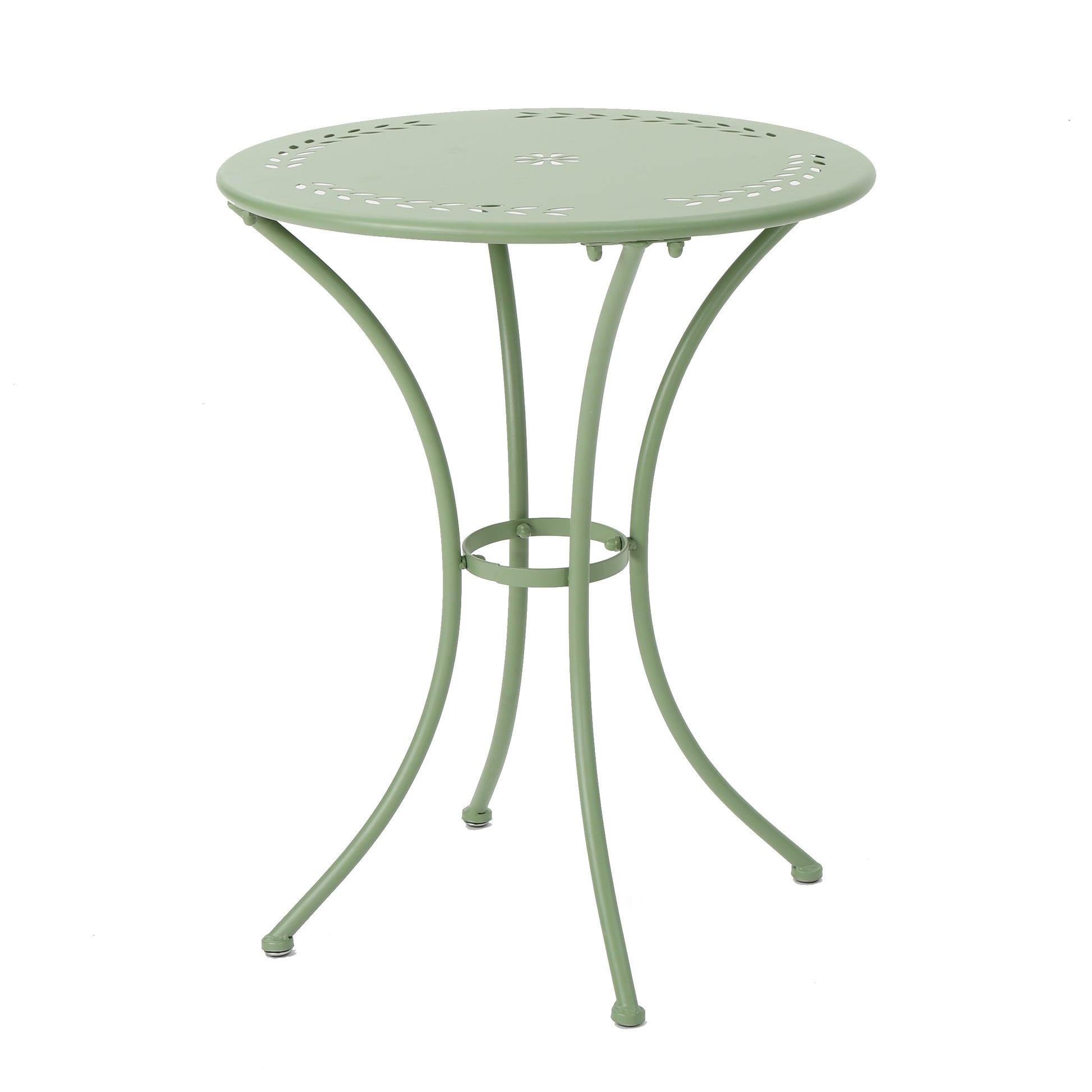 Lourdes 3 Pc Kd Metal Set Green Iron