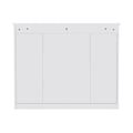 35'' X 27.5'' Medicine Cabinet, Wall Mounted Bathroom Storage Cabinet, Modern Bathroom Wall Cabinet With Mirror, Mirror Cabinet With 6 Open Shelves Not Include Bathroom Vanity White 1 5 Mirror