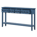Rustic Entryway Console Table, 60