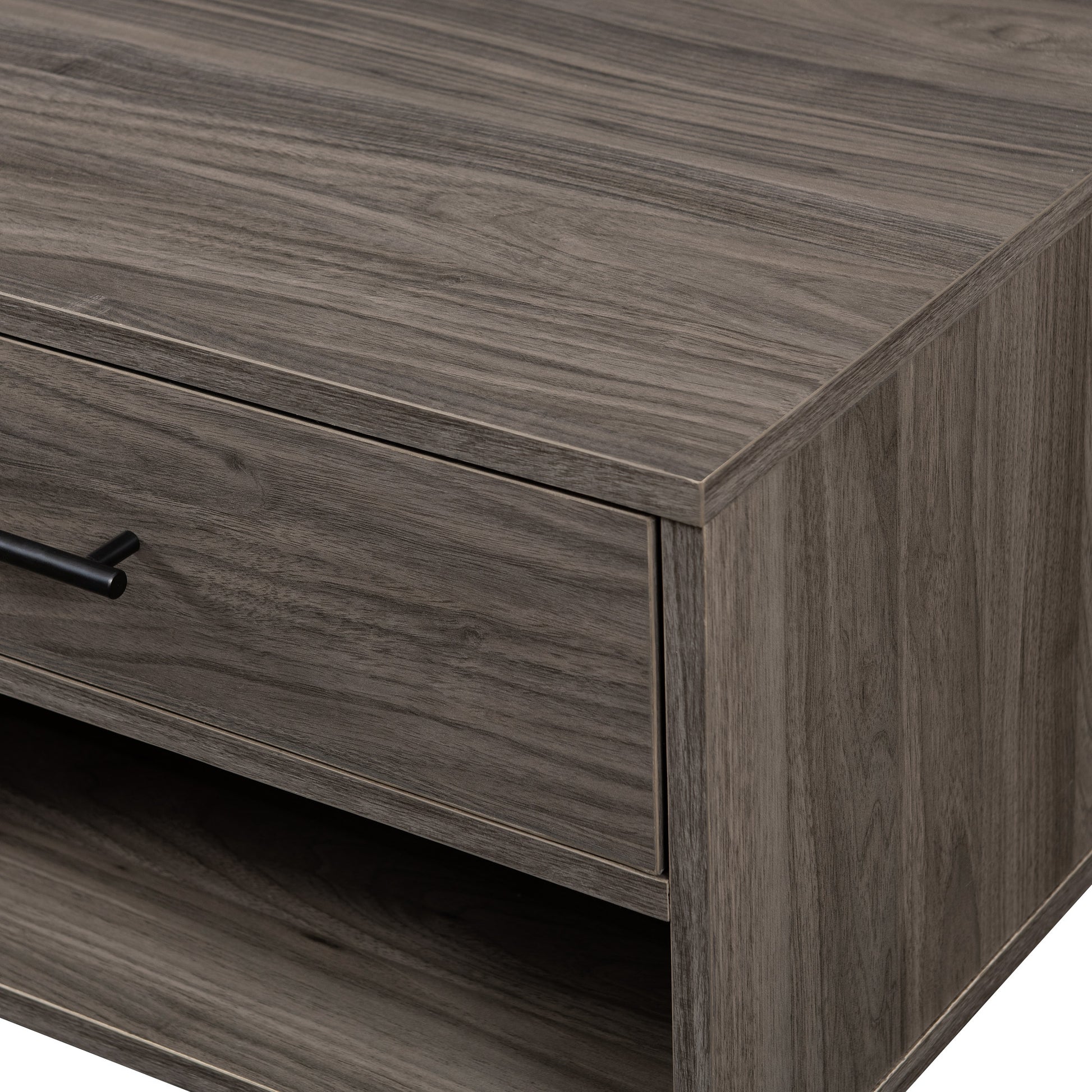 Modern Hairpin Leg Coffee Table Slate Grey Light Gray Mdf Mdf