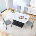 5 Piece Dining Table Set, 1.8