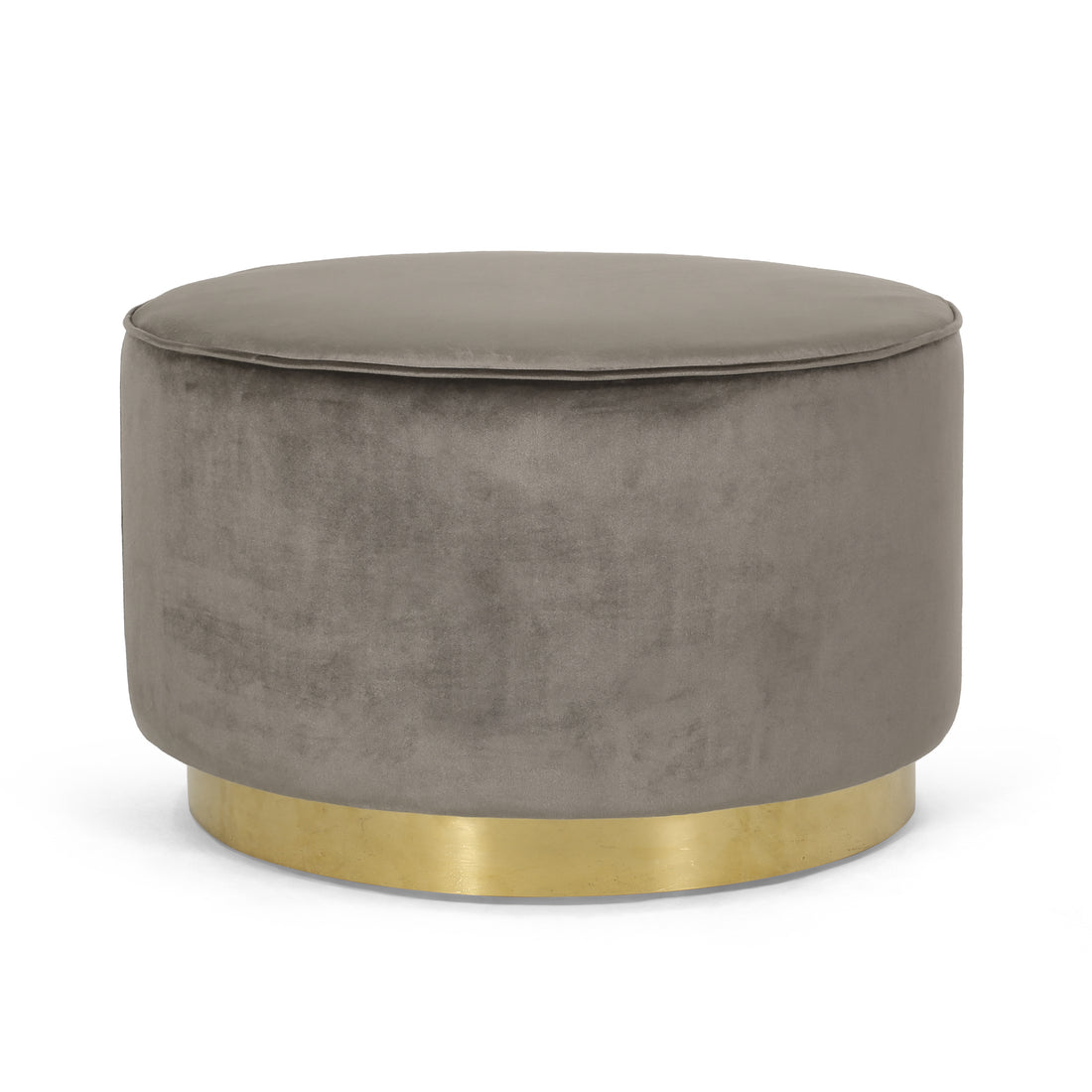 Swivel Ottoman Grey Altay Velvet