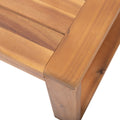 Paloma Seat Coffee Table Teak Beige Wood Waterproof Fabric