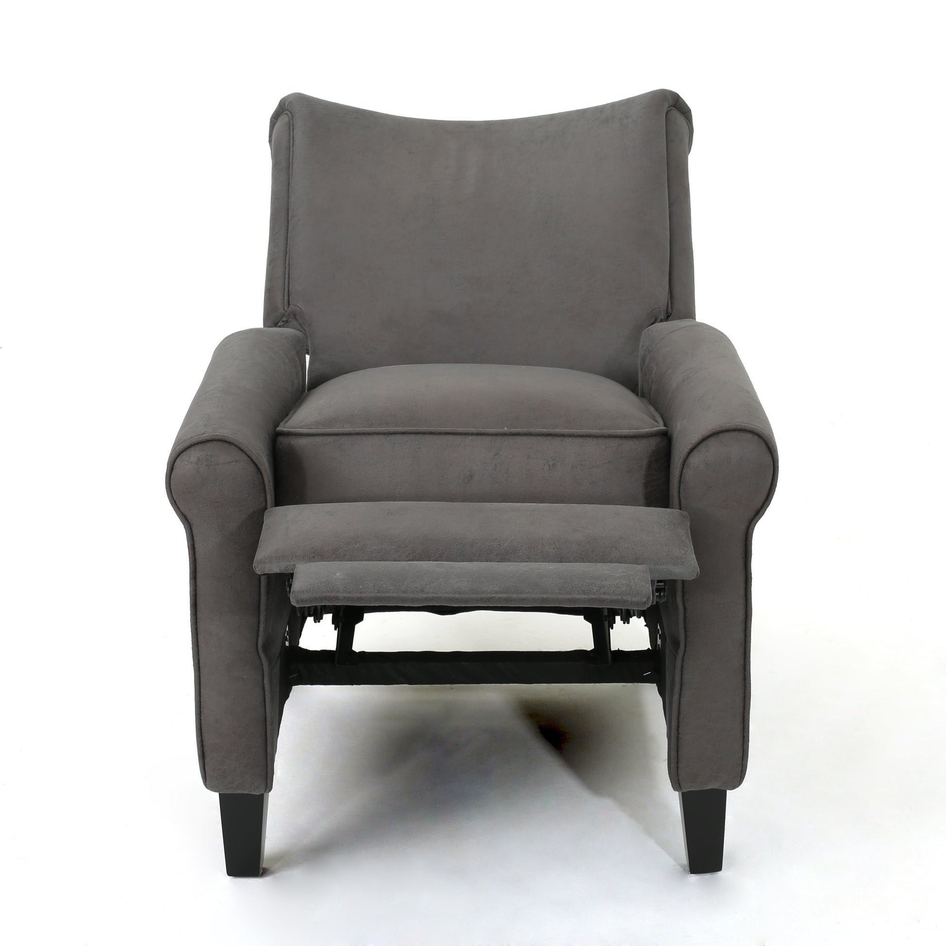 Manual Standard Recliner Slate Microfiber