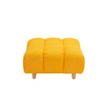 30 Inches Long, Teddy Sofa Fabric, With Spacious And Comfortable Seat, For Apartment Office Living Room Yellow Yellow Teddy 1 Seat