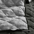 7 Piece Stripe Comforter And Quilt Set King Cal King Multicolor Polyester