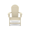 Adirondack Chair Premium Hdpe Poly Lumber For Pool, Patio, And Garden Elegance No Adirondack Beige Weather Resistant Frame American Traditional Hdpe Hdpe