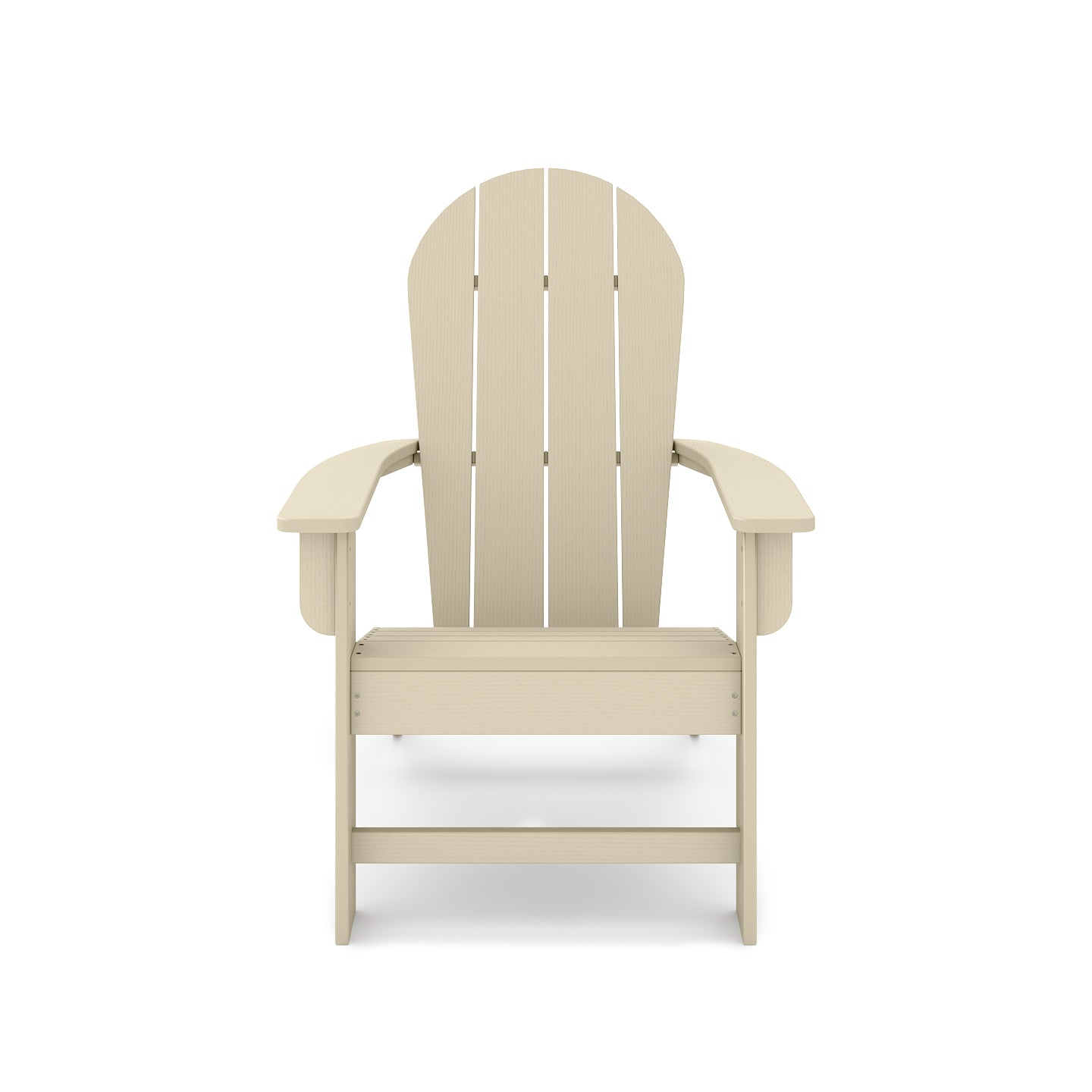 Adirondack Chair Premium Hdpe Poly Lumber For Pool, Patio, And Garden Elegance No Adirondack Beige Weather Resistant Frame American Traditional Hdpe Hdpe