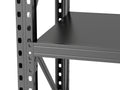 3 Tier Industrial Shelving Rack 47In, Heavy Duty Steel Shelving Unit Adjustable, 51.2