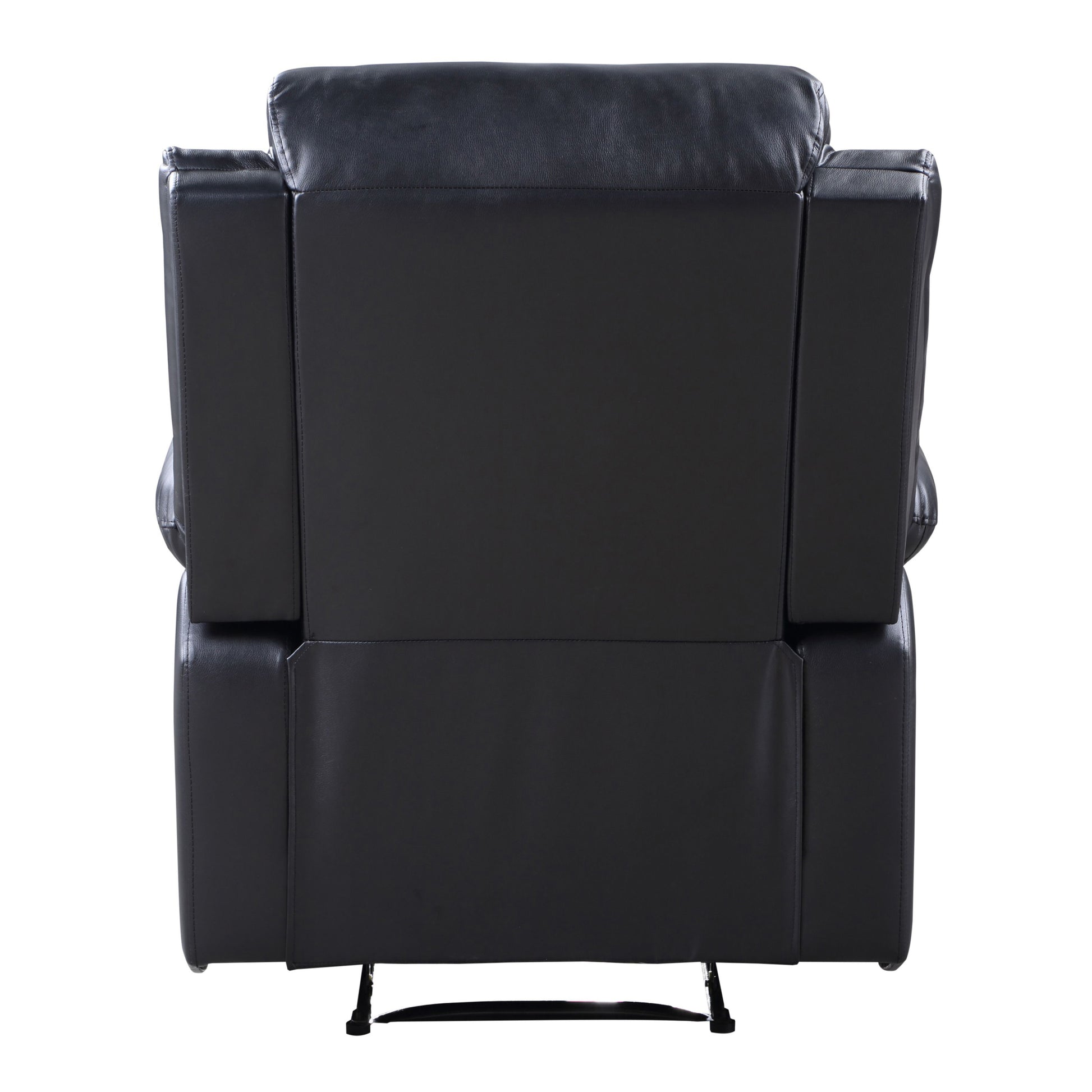 Black Power Recliner With Pillow Top Arms Black Power Push Button Primary Living Space Tight Back Modern Pine Pillow Top Arms Wood