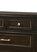 Merlot 5 Drawer Chest Mahogany Solid Wood Mdf