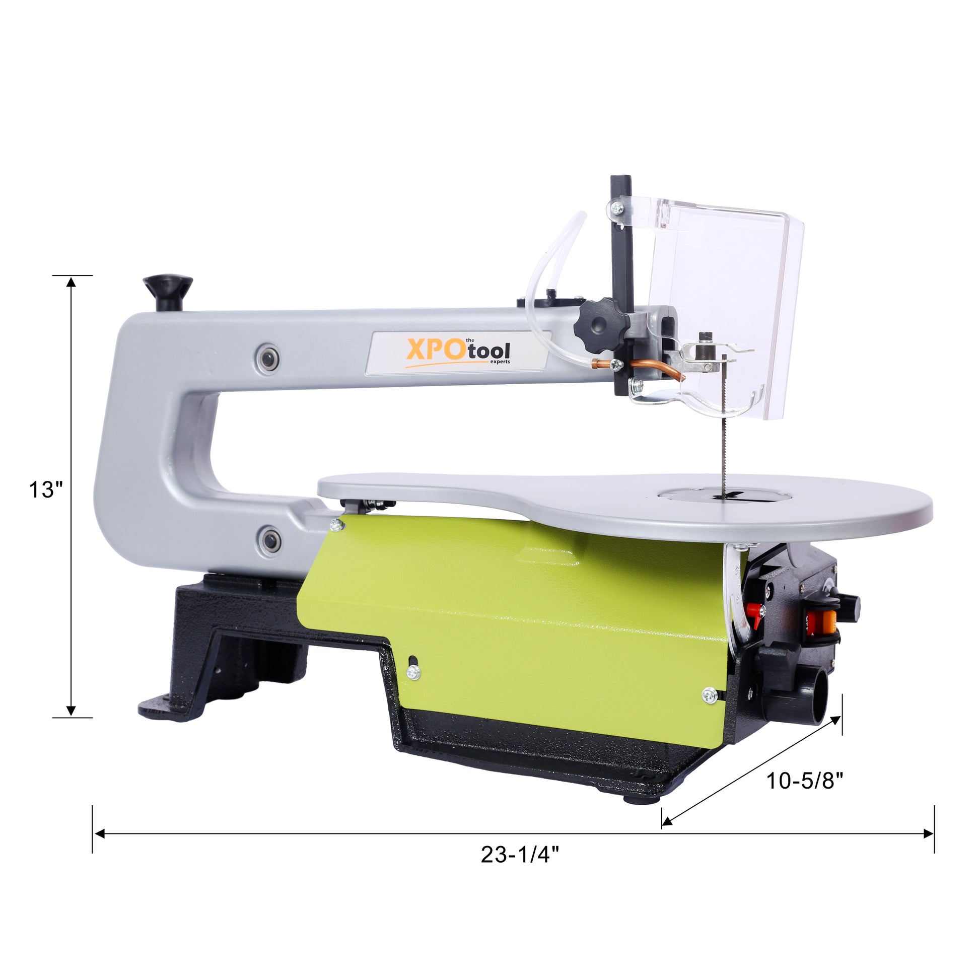 16 Inch Variable Speed Scroll Saw With Extra Large Adjustable Tilting Table Ideal For Woodworking Projects And Precision Cuts,Etl Certified Green Steel