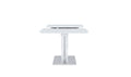 Audi Dining Table White Mdf