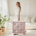 Poly Chenille Square Floor Pillow Cushion 24X24