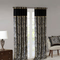 Jacquard Curtain Panel Pair 2 Pcs Window Panels Multicolor Polyester