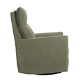 Soho Swivel Glider In Sage Boucle Sage Fabric