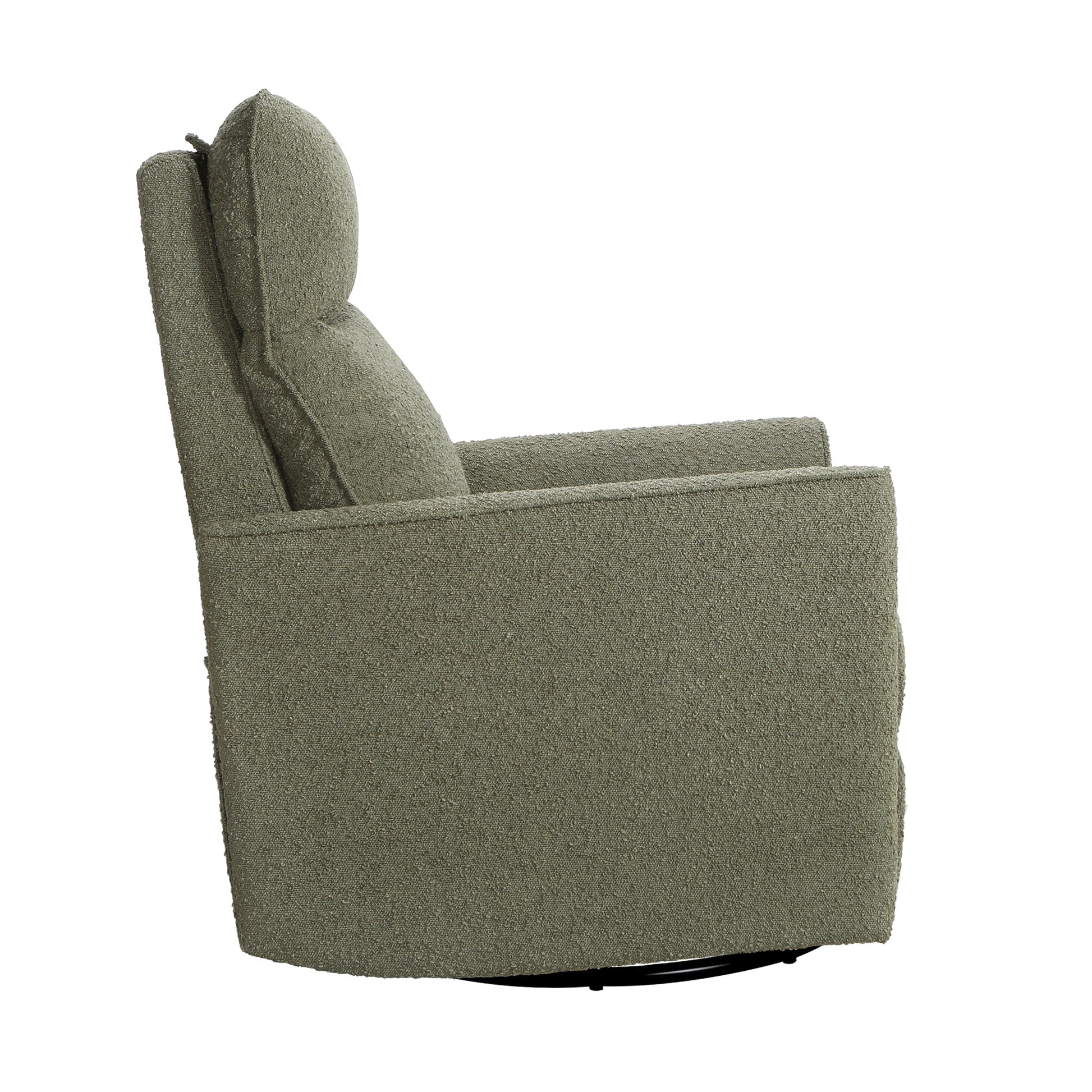 Soho Swivel Glider In Sage Boucle Sage Fabric