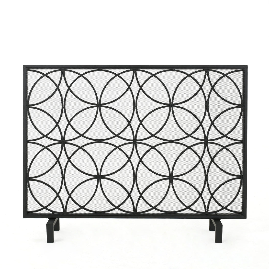 Fire Screens Black Iron