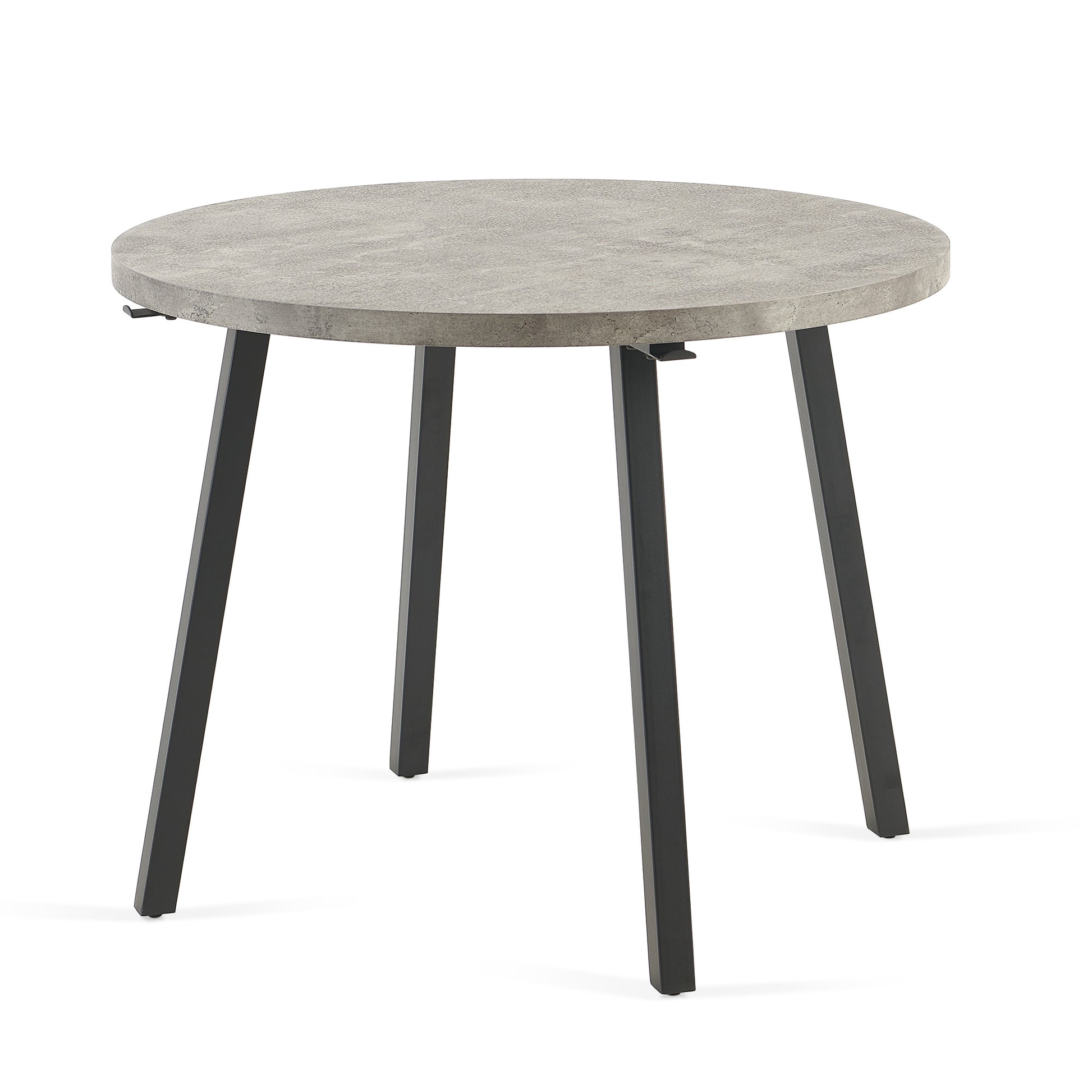 Grey Round Dining Table, Mid Century Modern Round Dining Table,Dinning Table For Kitchen Grey Seats 4 Dining Room Modern Round Kitchen & Dining Tables Round Mdf