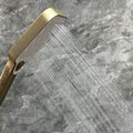 Handheld Shower With Slide Bar And Hose Brushed Gold Stainless Steel