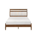 Transitional Design Full Platform Bed Chestnut Finish Wood Frame Bedroom Furniture 1Pc Bed In A Box Box Spring Not Required Full Chestnut Wood Bedroom Wood