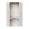 Polygon Corner Wardrobe, Natural Natural Particle Board