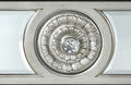 Varian Mirrored Nightstand Silver Mirror,Synthetic Wood