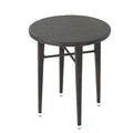 Rattan Round Bar Table Brown Multi Rattan