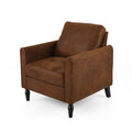 Chair Brown Microfiber 1 Seat